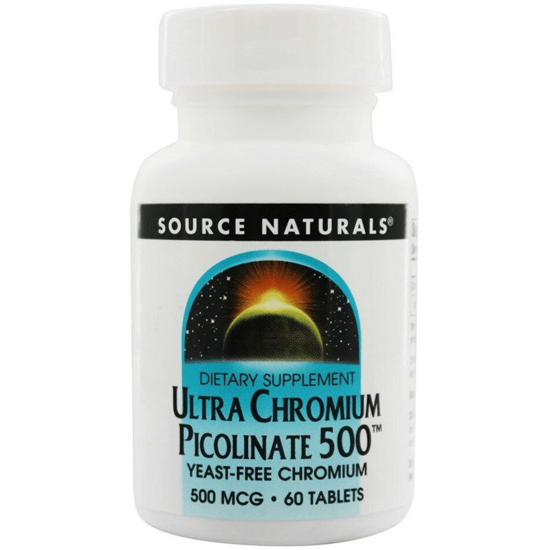 Source Naturals Ultra Chromium Picolinate 500™ - Tablets - Puro Estado Fisico