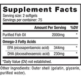 NutraBio Omega 3 Fish Oil - Puro Estado Fisico