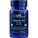 Life Extension Vitamin D3 7000 IU - 60 Capsulas Blandas - Puro Estado Fisico