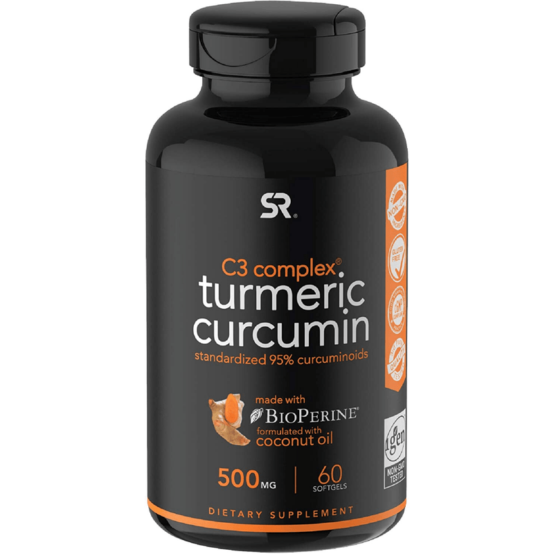 Sports Research C3 Complex® Turmeric Curcumin - Puro Estado Fisico