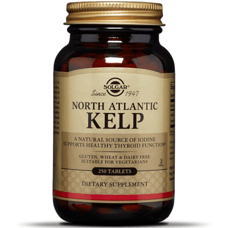 Solgar North Atlantic Kelp - 250 Tabletas - Puro Estado Fisico