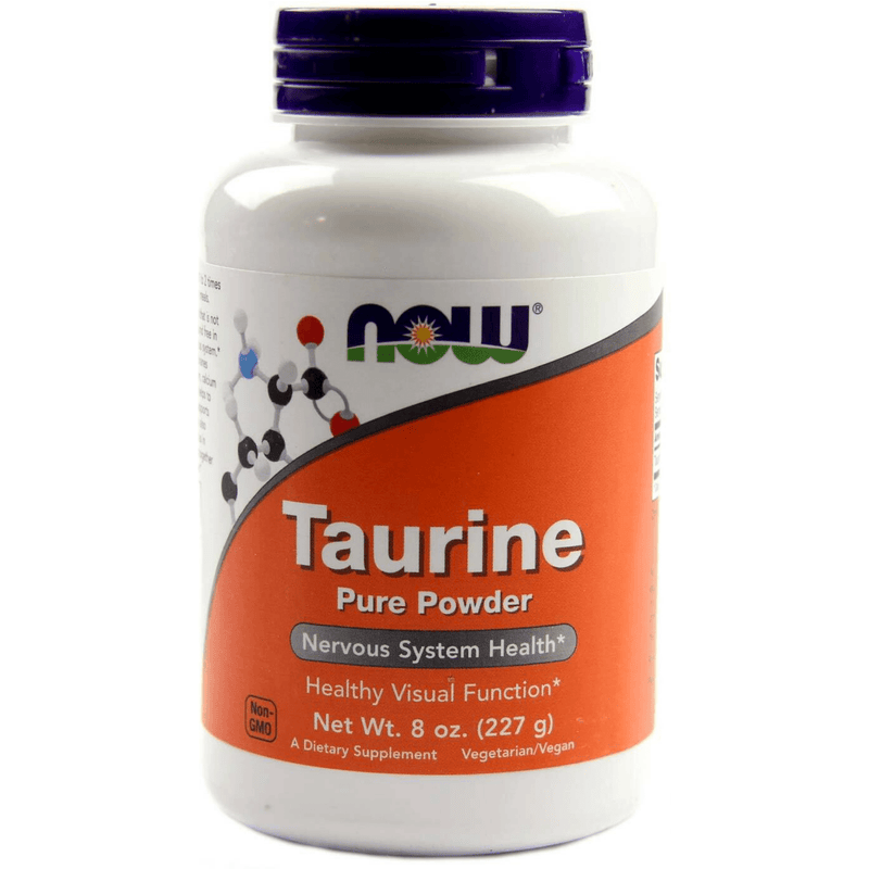 NOW Foods Taurine Pure Powder - 227 g - Puro Estado Fisico