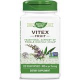 Natures Way Vitex (Chaste Tree) 400 mg - Cápsulas Veganas - Puro Estado Fisico