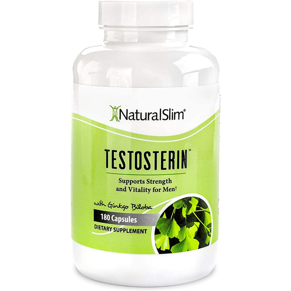 NaturalSlim Testosterin - 180 Cápsulas - Puro Estado Fisico