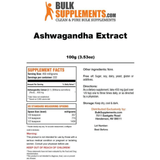 BulkSupplements Ashwagandha - Puro Estado Fisico