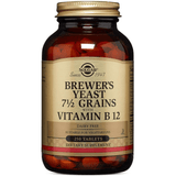 Solgar Brewer's Yeast 7 1/2 Grains with Vitamin B12 - 250 Tabletas - Puro Estado Fisico
