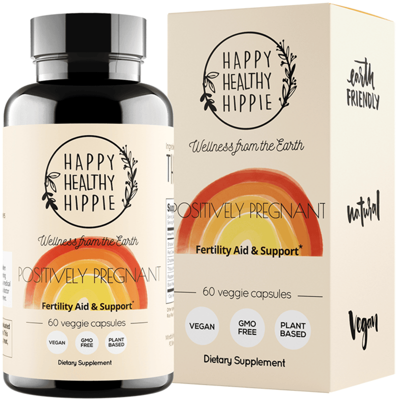 Happy Healthy Hippie Positively Pregnant - 60 Cápsulas Vegetales - Puro Estado Fisico