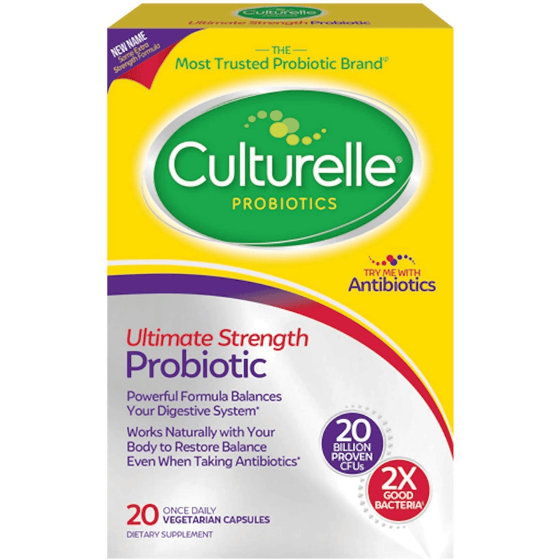 Culturelle Ultimate Strength Probiotic - 20 Cápsulas Vegetarianas - Puro Estado Fisico