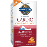 Cardio Omega 3 Fish Oil - Naranja - 60 Cápsulas Blandas - Puro Estado Fisico