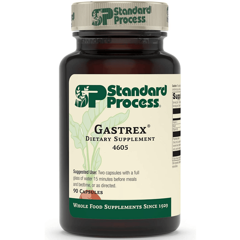 Standard Process Gastrex - 90 Cápsulas - Puro Estado Fisico