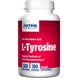Jarrow Formulas L-Tyrosine 500 mg - 100 Cápsulas - Puro Estado Fisico
