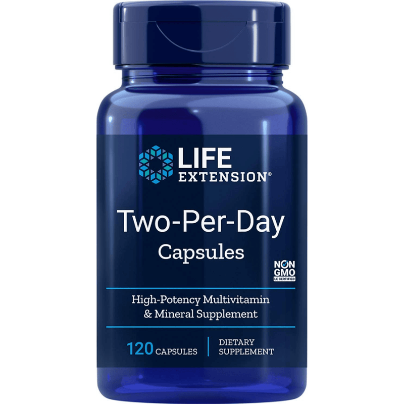 Life Extension Two-Per-Day Capsules - 120 Cápsulas - Puro Estado Fisico