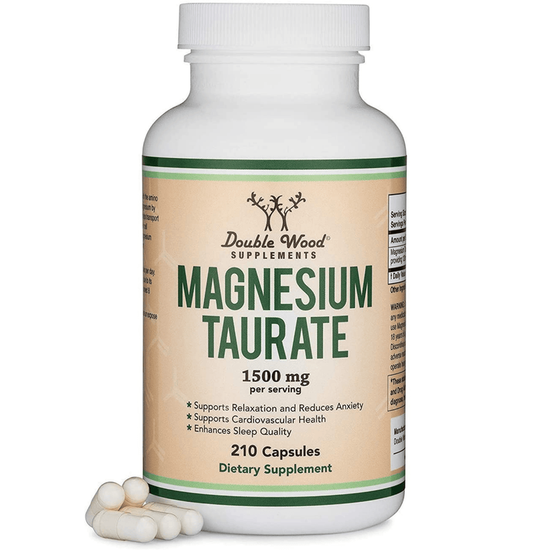 Taurato de Magnesio 1500 mg - 210 Cápsulas - Puro Estado Fisico