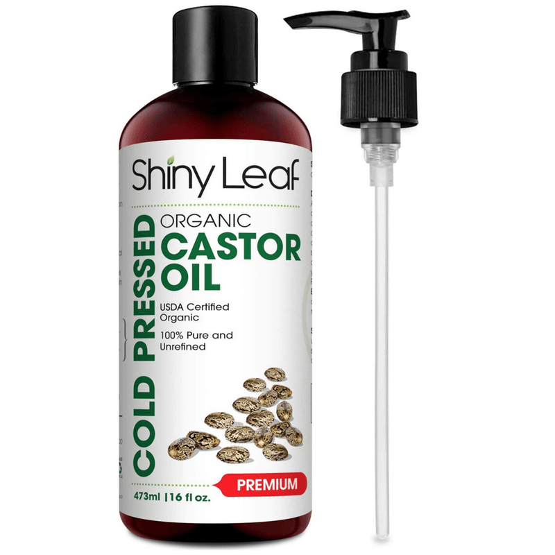 Shiny Leaf Organic Castor Oil - 473 ml - Puro Estado Fisico