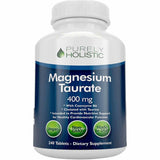 Taurato de Magnesio 400 mg - 240 Tabletas - Puro Estado Fisico