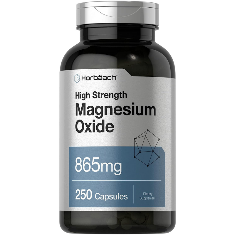 Óxido de Magnesio 865 mg - 250 Cápsulas - Puro Estado Fisico