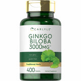 Ginkgo Biloba - 3000 mg - 400 Tabletas - Puro Estado Fisico