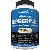 Nutrivein Berberina HCL - 120 Cápsulas De Origen Vegetal - Puro Estado Fisico