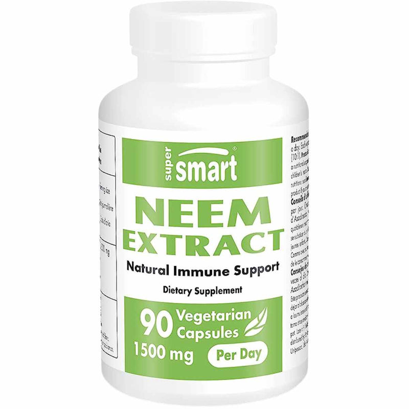 Extracto Neem 1500 mg - 90 Cápsulas Vegetarianas - Puro Estado Fisico