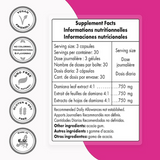 Extracto de Damiana 750 mg - 90 Cápsulas Vegetarianas - Puro Estado Fisico