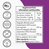 Extracto de corteza de magnolia 300 mg - 60 Cápsulas Vegetarianas - Puro Estado Fisico