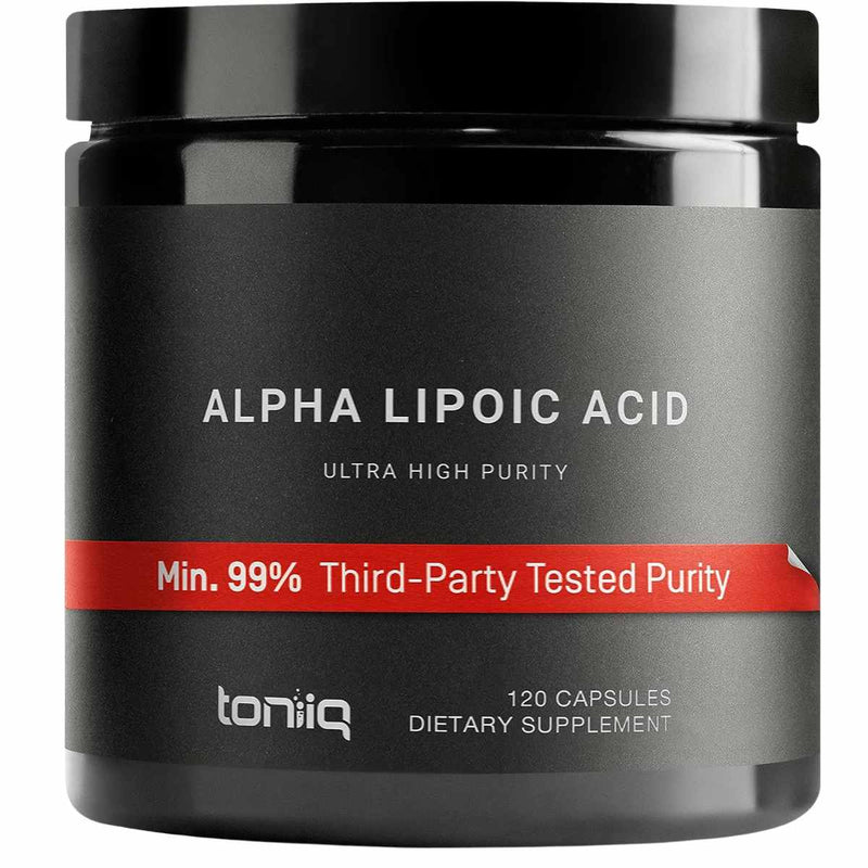 Toniiq Alpha Lipoic Acid - 120 Cápsulas - Puro Estado Fisico