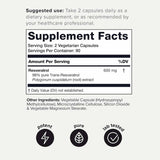 Resveratrol - 600 mg - 180 Cápsulas - Puro Estado Fisico