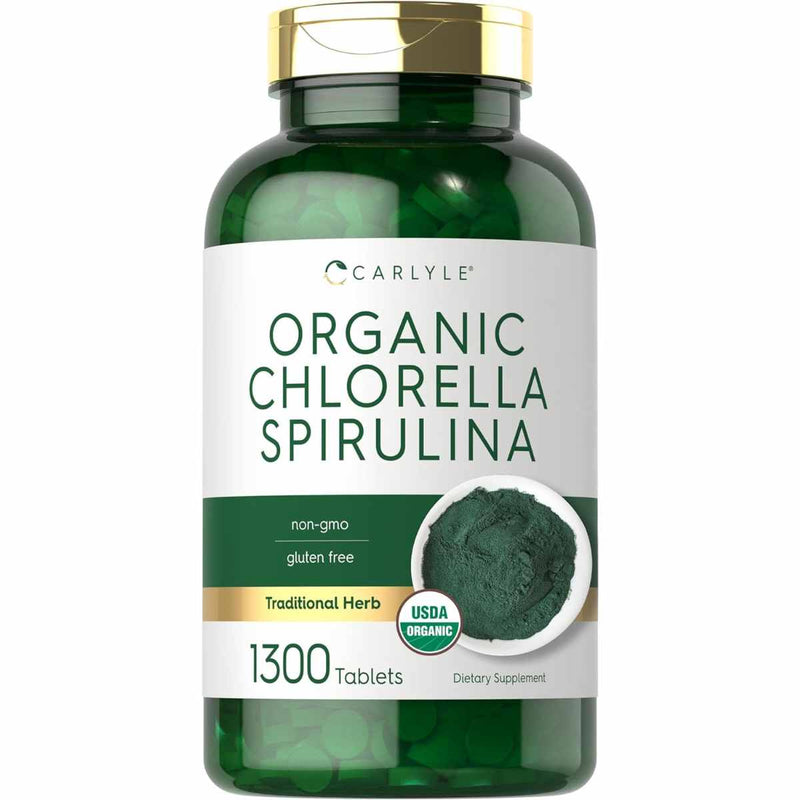 Clórela con Espirulina 1300 Tabletas - Puro Estado Fisico