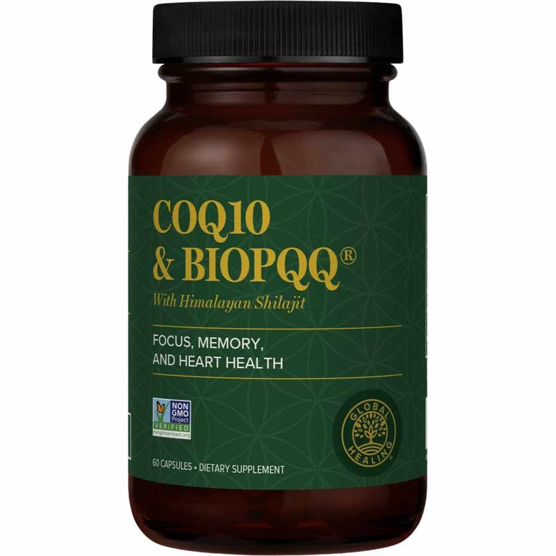 Global Healing Center CoQ10 and BioPQQ - 60 Cápsulas