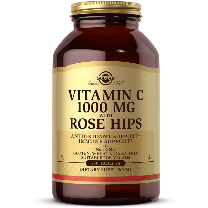 Solgar Vitamin C 1000 mg with Rose Hips - Puro Estado Fisico