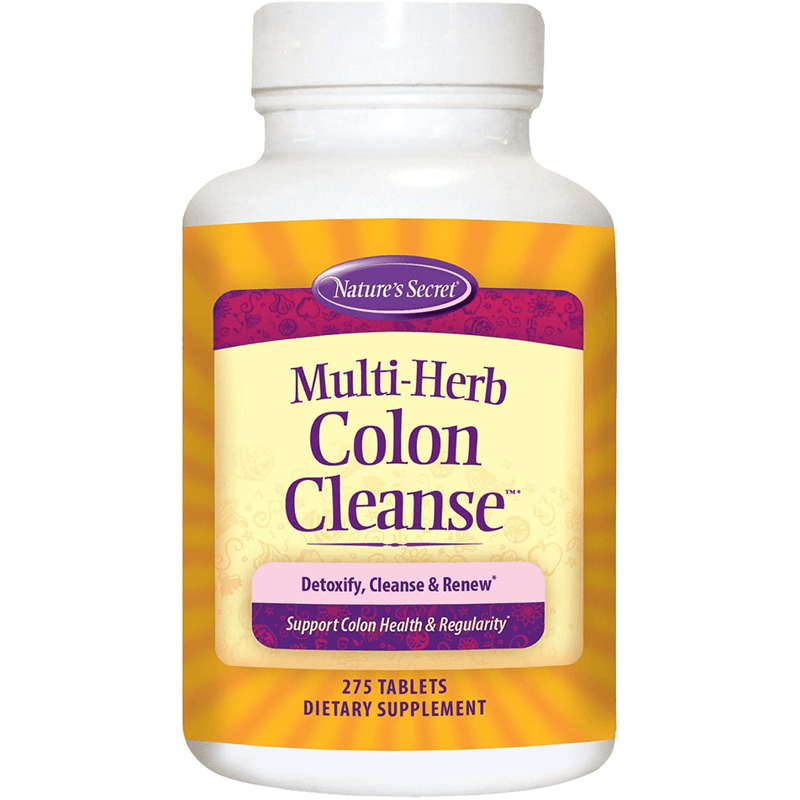 Natures Secret Multi-Herb Colon Cleanse - 275 Tabletas - Puro Estado Fisico