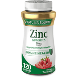 Nature’s Bounty Zinc 30 mg - Mezcla de Bayas - 120 Gomitas - Puro Estado Fisico