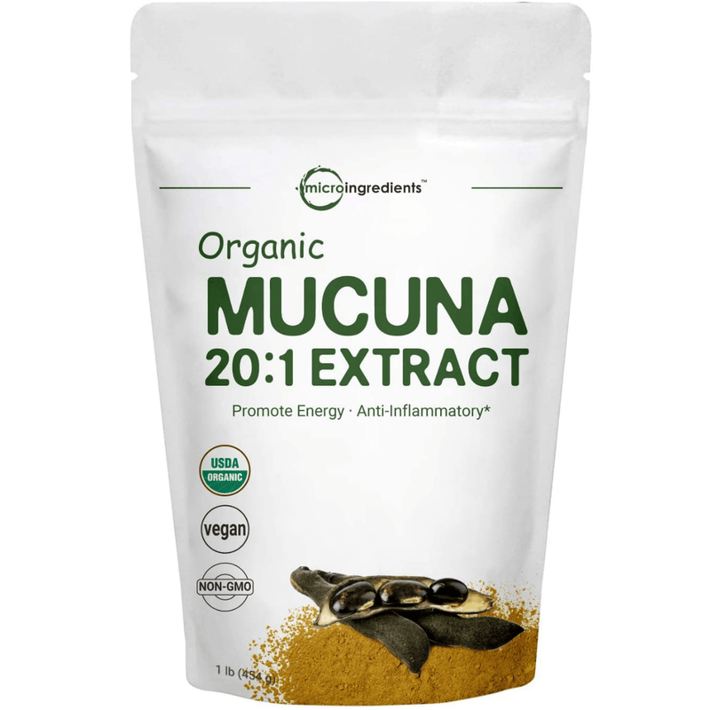 Micro Ingredients Organic Mucuna Powder - 1 lb - Puro Estado Fisico