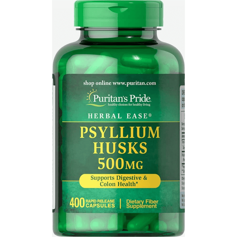 Puritans Pride cáscara de Psyllium 500 mg - Puro Estado Fisico