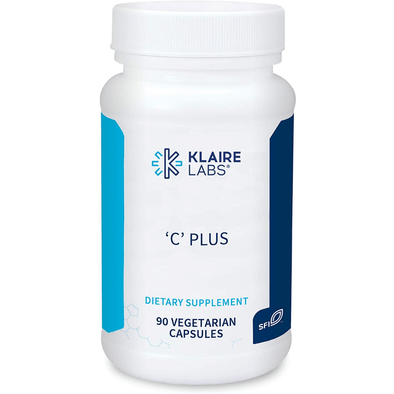 Klaire Labs Vitamin C with Bioflavonoids - 90 Cápsulas Vegetarianas - Puro Estado Fisico