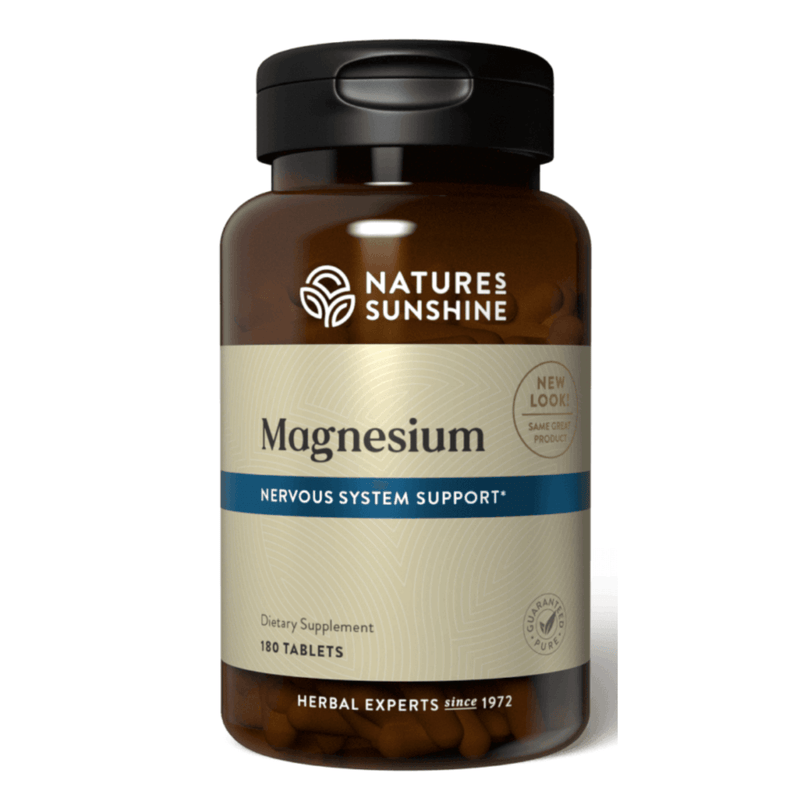 Nature's Sunshine Magnesium - 180 Tabletas - Puro Estado Fisico