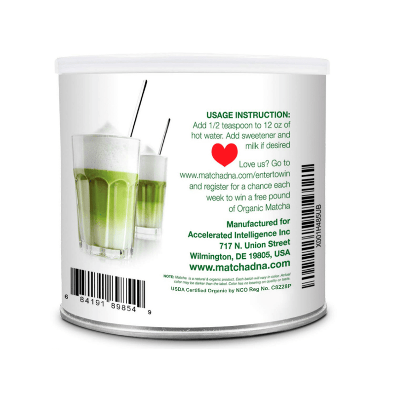 Matcha DNA Green Tea Powder - 454 g - Puro Estado Fisico