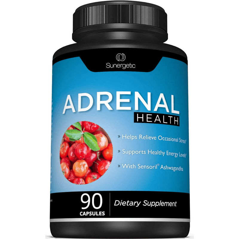 Sunergetic Adrenal Health - 90 Cápsulas - Puro Estado Fisico