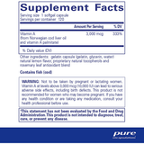 Pure Encapsulations Vitamin A - 120 Cápsulas Blandas - Puro Estado Fisico