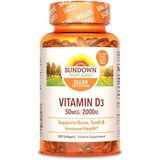 Sundown Naturals Vitamin D3 - 350 Cápsulas Blandas - Puro Estado Fisico