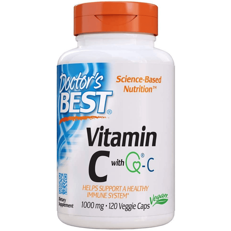 Doctor’s Best Vitamin C with Quali-C 1000mg - 120 Cápsulas Vegetales - Puro Estado Fisico