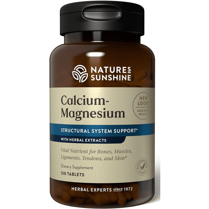 Nature's Sunshine Calcium Magnesium - 150 Tabletas - Puro Estado Fisico