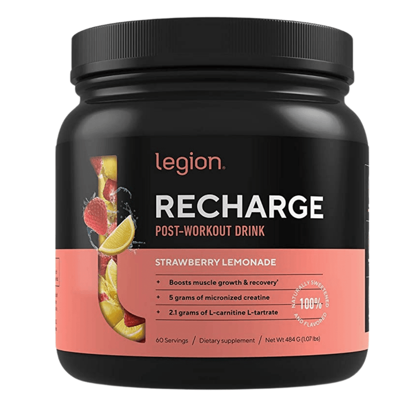 Legion Recharge Post Workout - Limonada de fresa - 484 g - Puro Estado Fisico
