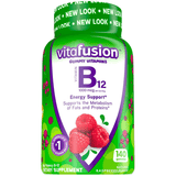 VitaFusion Vitamin B-12 - Frambuesa - 140 Gomitas - Puro Estado Fisico