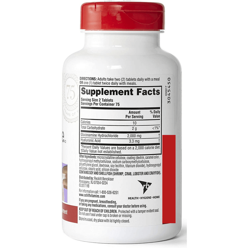 Schiff Glucosamine With Hyaluronic Acid - 150 Comprimido Revestido - Puro Estado Fisico