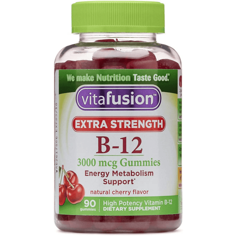 VitaFusion Vitamin B12 - Cereza - 90 Gomitas - Puro Estado Fisico