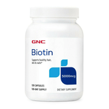 GNC Biotin 5000 Mcg -120 Capsulas - Puro Estado Fisico