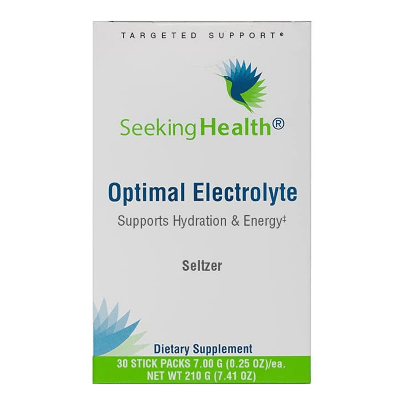 Seeking Health Optimal Electrolyte - Agua Efervescente - 30 Paquetes - Puro Estado Fisico