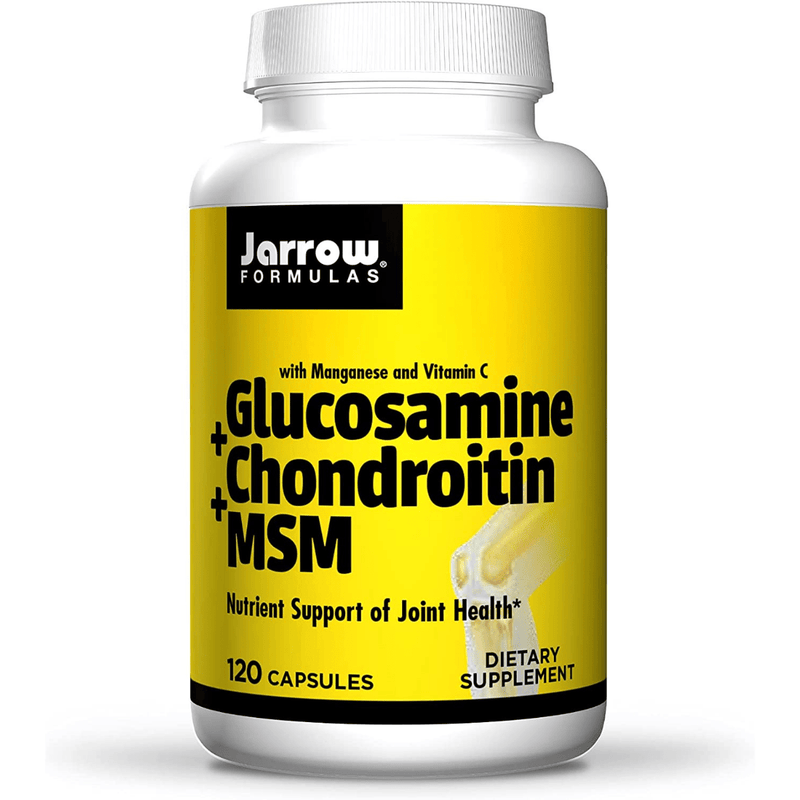 Jarrow Formulas Glucosamine + Chondroitin - 120 Cápsulas - Puro Estado Fisico