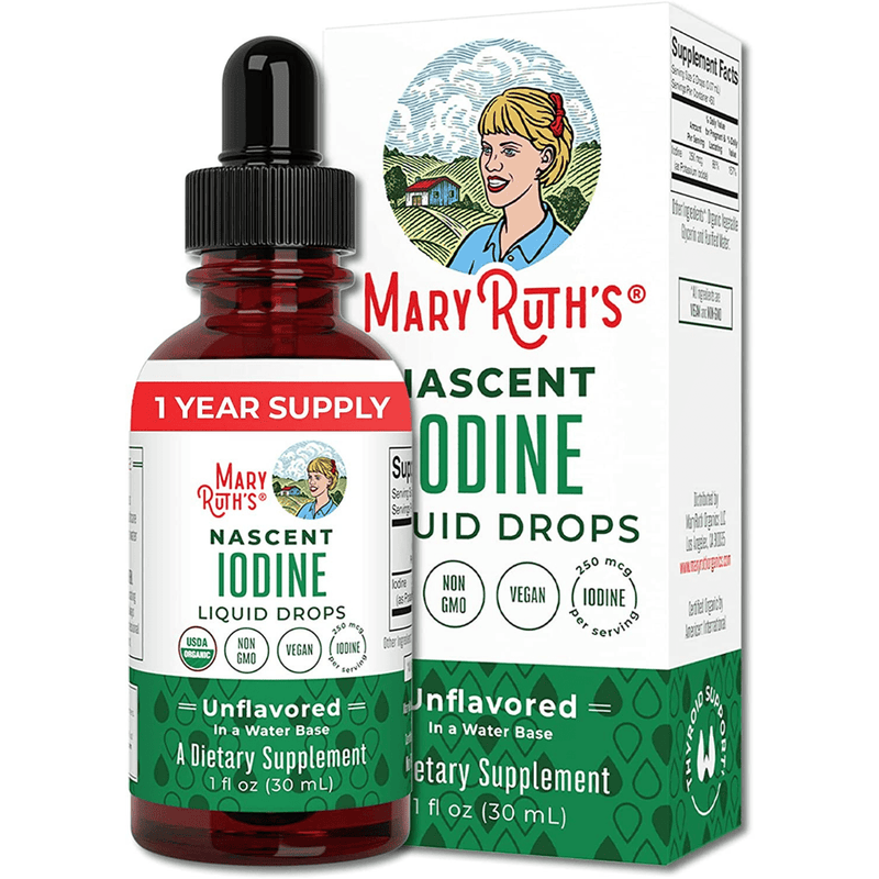 MaryRuth Organics Nascent Iodine Drops - 30 ml - Puro Estado Fisico